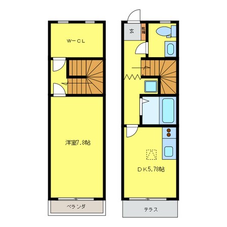 サンハイツの物件間取画像